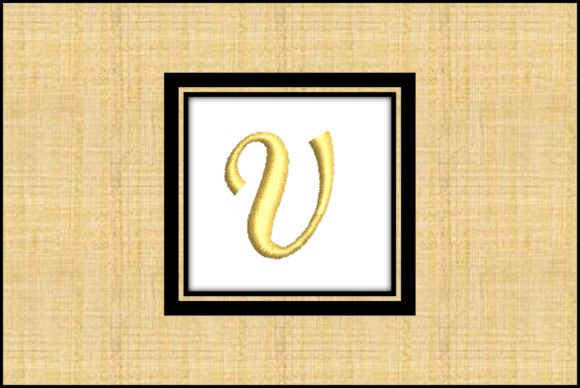 Gold Letter V: A Review for Embroidery Designers
